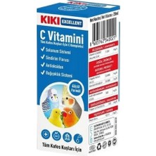 - Kafes Kuşları Için Vitaminler / Mineraller - 25ML / C Vitamini