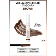 Volumizing Color Hacim ve Uzatma Etkili Renkli Maskara - Kahverengi