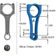 BMY-1007 - Pıston Bıyel Kolu Passat Jetta Audı A3 A4 A5 A6 Skoda Superb Octavıa Cdaa Cdhb 1.8tsı