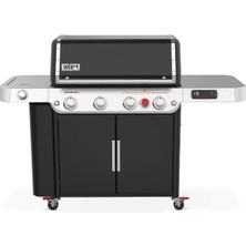 Weber Genesis Smart EPX-435 Siyah Gazlı Barbekü – 4 Brülör + Sear Zone + Side Burner + Weber Connect