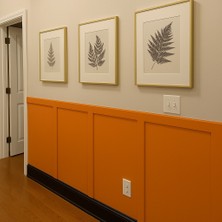 Iskandinav Duvar Çıtası 100CM x 8 cm (5 Adet) Çocuk Odası Duvar Dekorasyonu , Duvar Çıtası