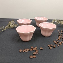 4’lü El Yapımı Seramik Sufle ve Fırın Fincanı – Şık Sunum ve Hediye Seçeneği - Kahvaltılık Set