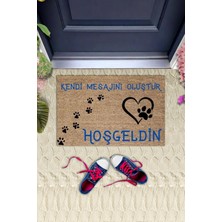 Dijital Baskı Kişiye Özel Iç Kapı Dekorasyon Paspas PS11314