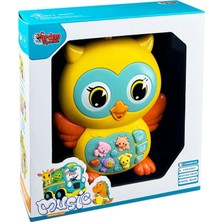 Kutulu Işıklı ve Müzikli Baykuş Bebek Piyanosu Sarı