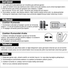  bilekten Kontrollü 2.4g Işıklı ve Müzikli Araba Mavi