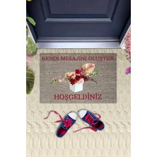 Dijital Baskı Kişiye Özel Iç Kapı Dekorasyon Paspas PS11294