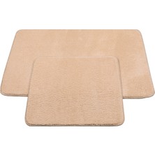 My Evilla Modern Dekoratif Kaymaz Taban Simirna  Banyo Klozet Takımı 60X100-50X60