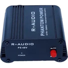 R+ Audıo Ps-48 Tek Kanallı Phantom Güç Kaynağı