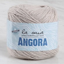 La Mia Angora 50GR. Bej El Örgü İpi - L003 - 34218