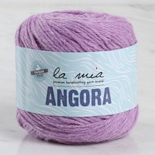 La Mia Angora 50GR Mor El Örgü İpi - L127 - 33801
