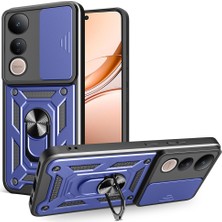 Pilanix Tecno Spark Go 1 2025 Kılıf Ultra Korumalı Yüzüklü Manyetik Kamera Korumalı Sürgülü Vega Kapak