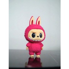 Labubu Figür Sevimli Pembe Oyuncak Anahtarlık 13CM