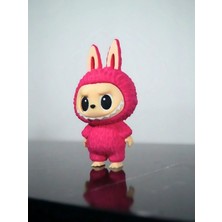Labubu Figür Sevimli Pembe Oyuncak Anahtarlık 13CM