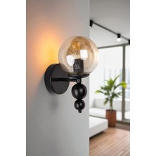 Yaren Siyah Bal Camlı Aplik