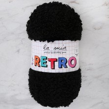 La Mia Retro Siyah El Örgü İpi - LM6500