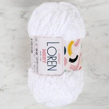 Loren Mery Beyaz El Örgü İpi - M402 - 34310