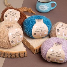 La Mia Alpaca Boucle 50 gr Gri El Örgü İpi - L302 - 34385