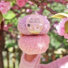 La Mia Alpaca Boucle 50 gr Gri El Örgü İpi - L302 - 34385
