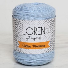 Loren Cotton Macrame Bebe Mavi - R051 - 34375