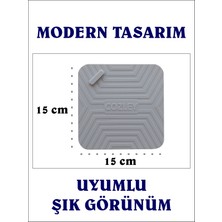 Bej Renk Kötü Koku Önleyici Silikon Mat Banyo Mutfak Lavabo Balkon Gider Tıpası Kapağı