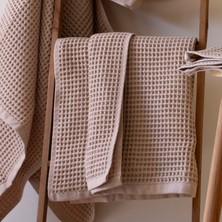 Püskül Lüks Waffle Banyo Havlusu 1 Adet, Büyük Boy 80X160 Cm, 100% Pamuk, Yüksek Kaliteli Banyo Havluları