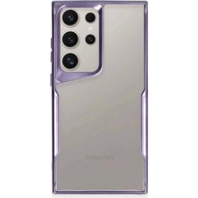 Emos Avm Samsung Galaxy S23 Ultra Kılıf Boyi Silikon Kapak - Derin Mor