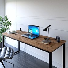Ceramical MS1 Metal Ayaklı Çalışma Masası - 160cm - Çam