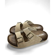 Ortopedik Terletmez Kaymaz Taban Plaj Bahce Günlük 4 Mevsim Erkek Terliği