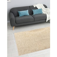 Krem Rengi Peluş Yolluk