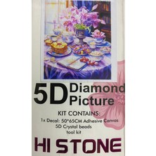 5d Yapışan Boncuk Goblen Mozaik Tablo Pano 50*65 cm 87024