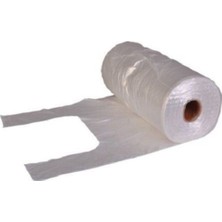 Orta Boy Rulo Poşet 200'LÜ, Beyaz, Dayanıklı ve Pratik Kullanım Için Ideal