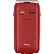 Welio Wkey T300 Siyah Tuşlu Kapaklı Cep Telefonu Kameralı Asker Telefonu Yaşlı Telefonu (Kvk Garantili)