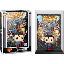 Funko Pop Comic Cover Dc Justice League Of America - Superman Special Edition No:19