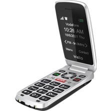 Welio Wkey T300 Siyah Tuşlu Kapaklı Cep Telefonu Kameralı Asker Telefonu Yaşlı Telefonu (Kvk Garantili)