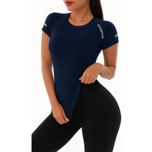 Ghassy Co. Kadın Nefes Alabilir Yüksek Esnek Kısa Kollu, Yoga Fitness ve Koşu Için Motivasyonel Tasarım Tişört
