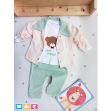 M.Ç Family Store Erkek Bebek Bayram ve Özel Günler  Için  3lü Ceket Sweatshirt Pantolon Alt Üst Takım