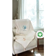 %100 Pamuk Tv Battaniyesi Ivory 120X200 - Ivory