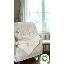 %100 Pamuk Tv Battaniyesi Ivory 120X200 - Ivory