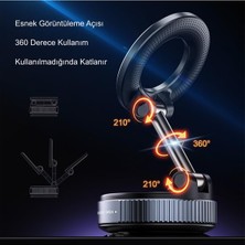 Kenly Manyetik Vakum Araç Montaj Telefon Tutucu X68 Stand 360 ° Ayarlanabilir Katlanabil