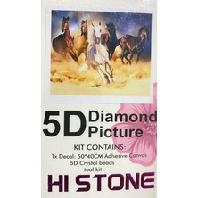 5d Yapışan Boncuk Goblen Mozaik Tablo Pano 40 x 50 cm 75162