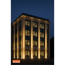 35CM 12W LED Wallwasher Günışığı 3000K | Dış Cephe, Minare, Bahçe Aydınlatma | Iç-Dış Kullanım IP65