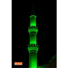 30CM 9W LED Wallwasher Yeşil | Dış Cephe, Minare, Bahçe Aydınlatma | Iç-Dış Kullanım IP65
