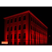 20CM 6W LED Wallwasher Kırmızı | Dış Cephe, Minare, Bahçe Aydınlatma | Iç-Dış Kullanım IP65