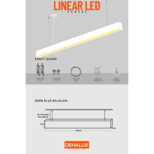 100CM 32W Beyaz Kasa Linear LED |sıcak Beyaz 3000K|OFIS, Mağaza, Ev, Otel, Plaza, Hastane Aydınlatma