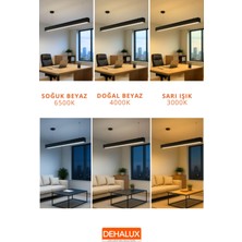 100CM 32W Beyaz Kasa Linear LED |sıcak Beyaz 3000K|OFIS, Mağaza, Ev, Otel, Plaza, Hastane Aydınlatma