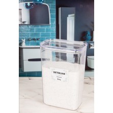 Turuncu 2900 ml Deterjan Kavanozu/kutusu, Şık ve Kullanışlı Ev Temizlik Ürünü