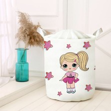 Katlanabilir Keçe Çok Amaçlı Oyuncak ve Çamaşır Saklama Sepeti, Sarı