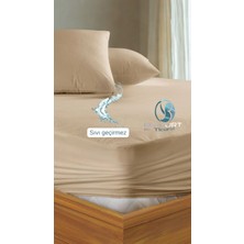 Mikro Sıvı Geçirmez Tek Kişilik Yatak Alezi Açık Kahverengi 90X190