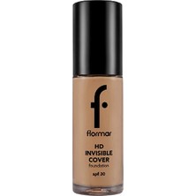 Invisible Cover Hd Hafif Yapılı & Yarı Parlak Bitişli SPF30 Fondöten - 120 Honey - 30 gr