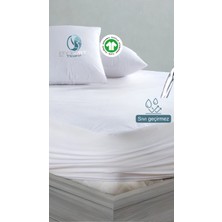 Mikro Sıvı Geçirmez Tek Kişilik Yatak Alezi Beyaz 90X200